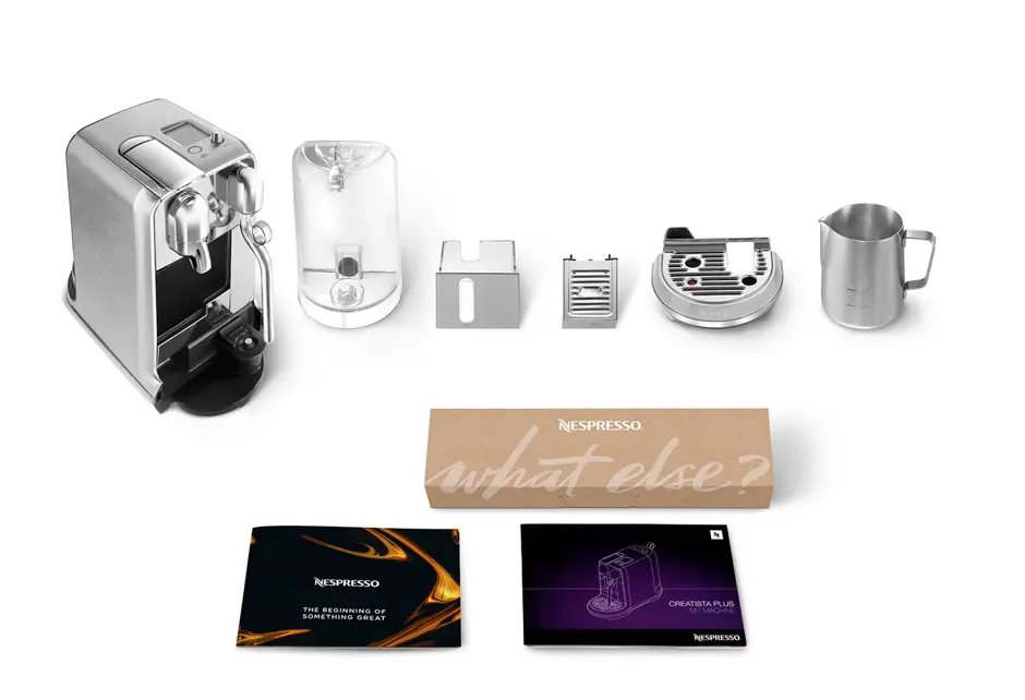 Creatista Plus Steel Grey Innihald Pakka