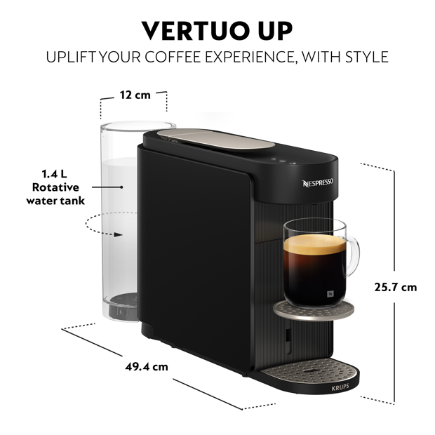 000 NO1 Vertuo Mini Black Krups