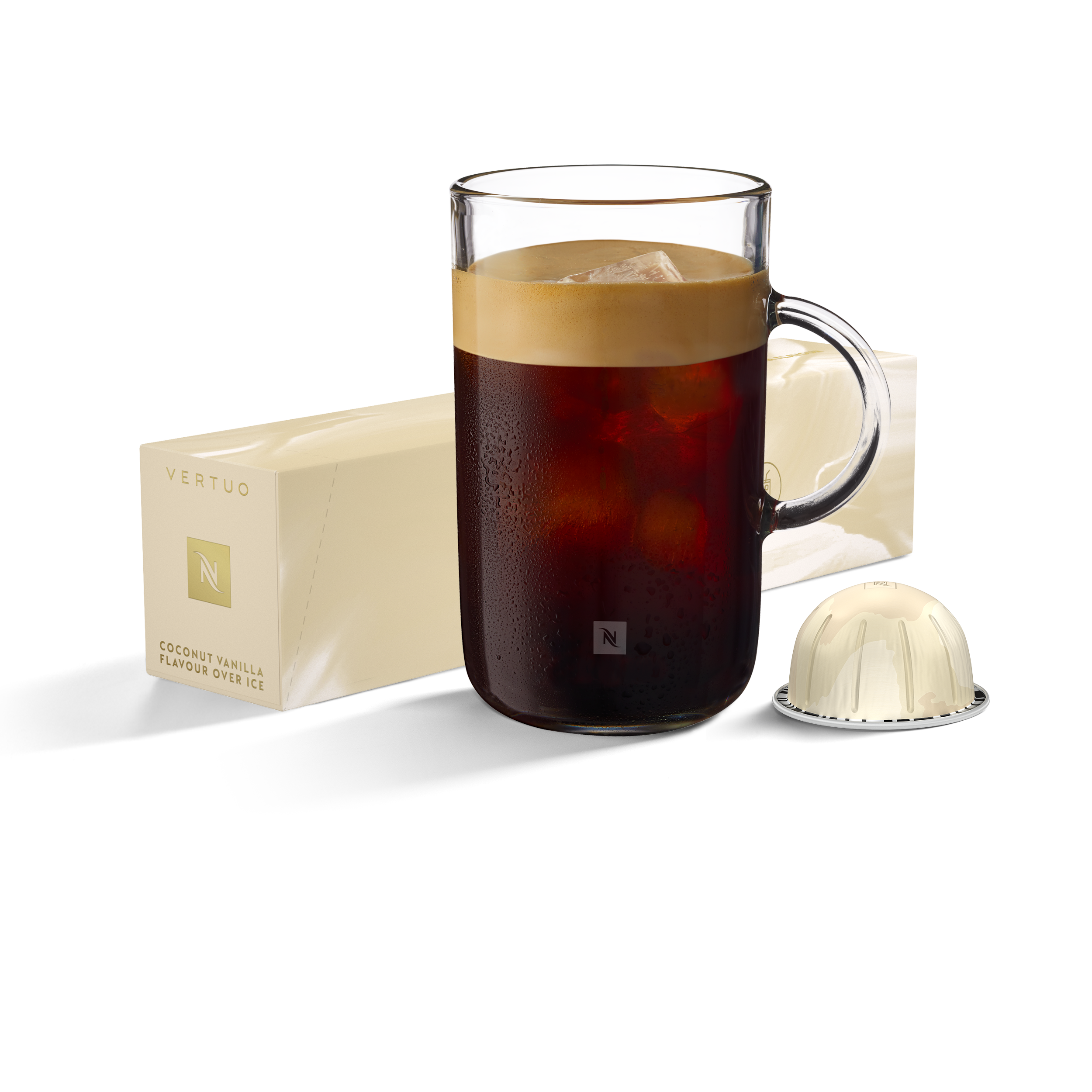 Coconut Vanilla Flavour Over Ice